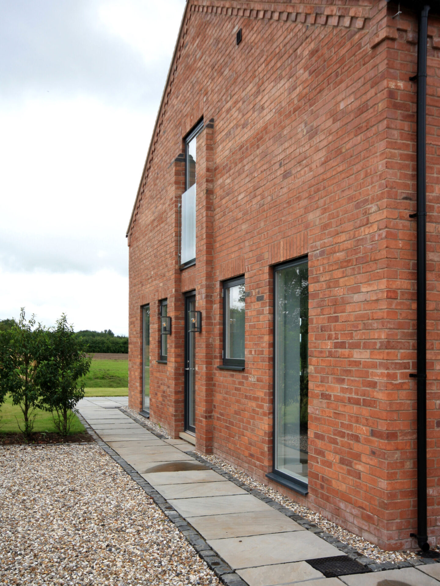 brick gable end elevation