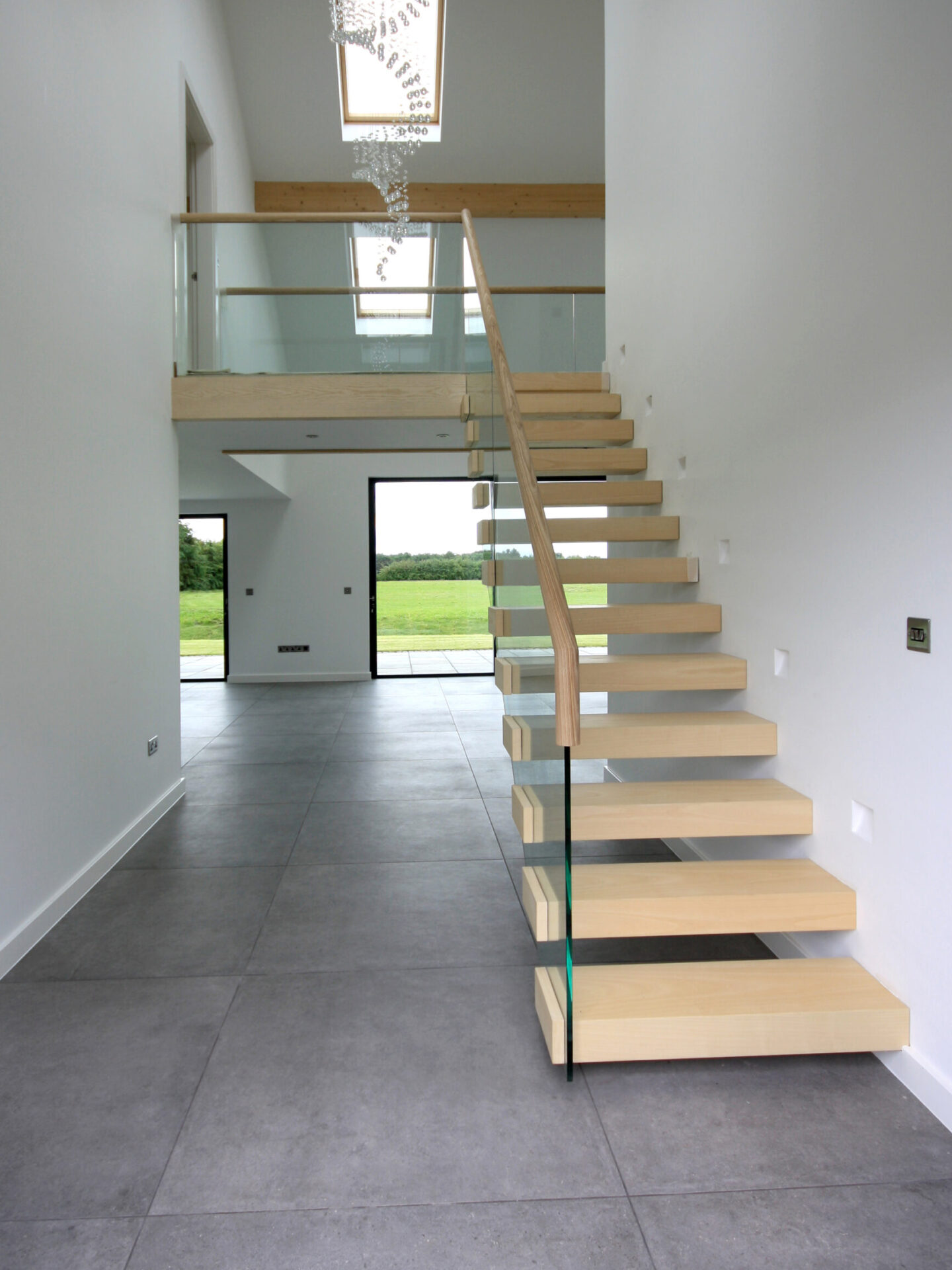staircase and landing
