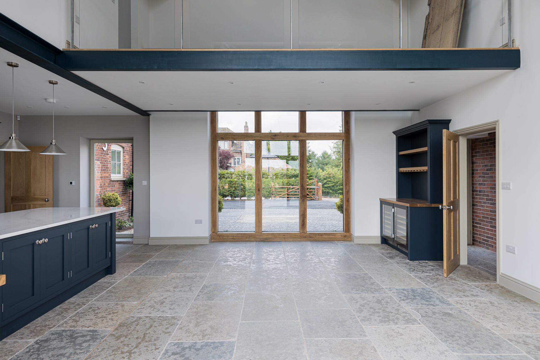 open plan living space coach house unit 1