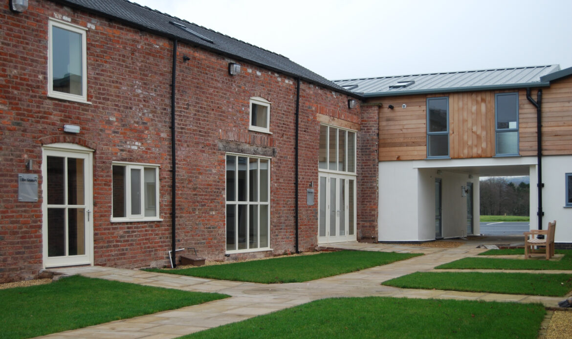 View from internal courtyard- converted barns