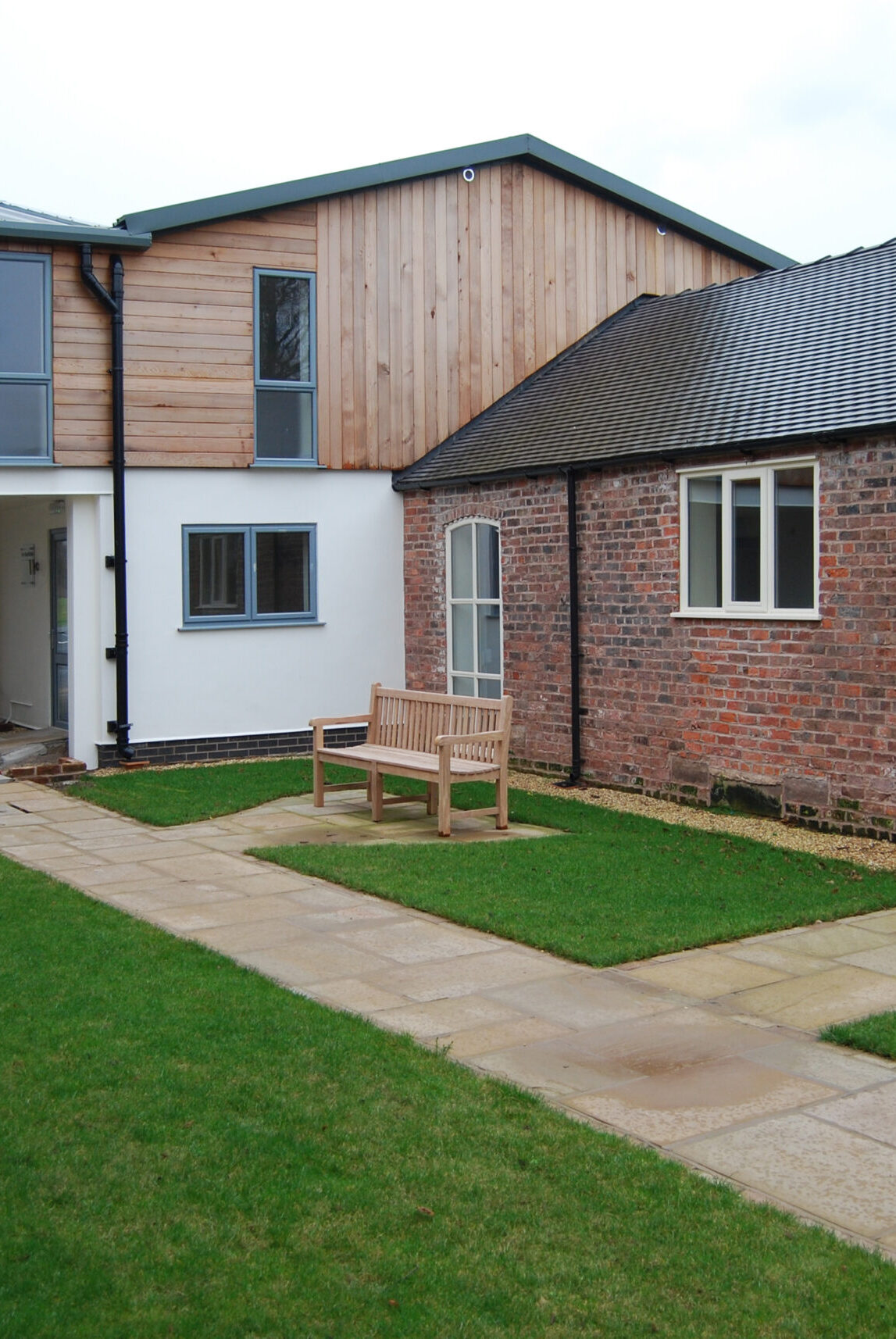 Internal courtyard at Gawsworth Business Court