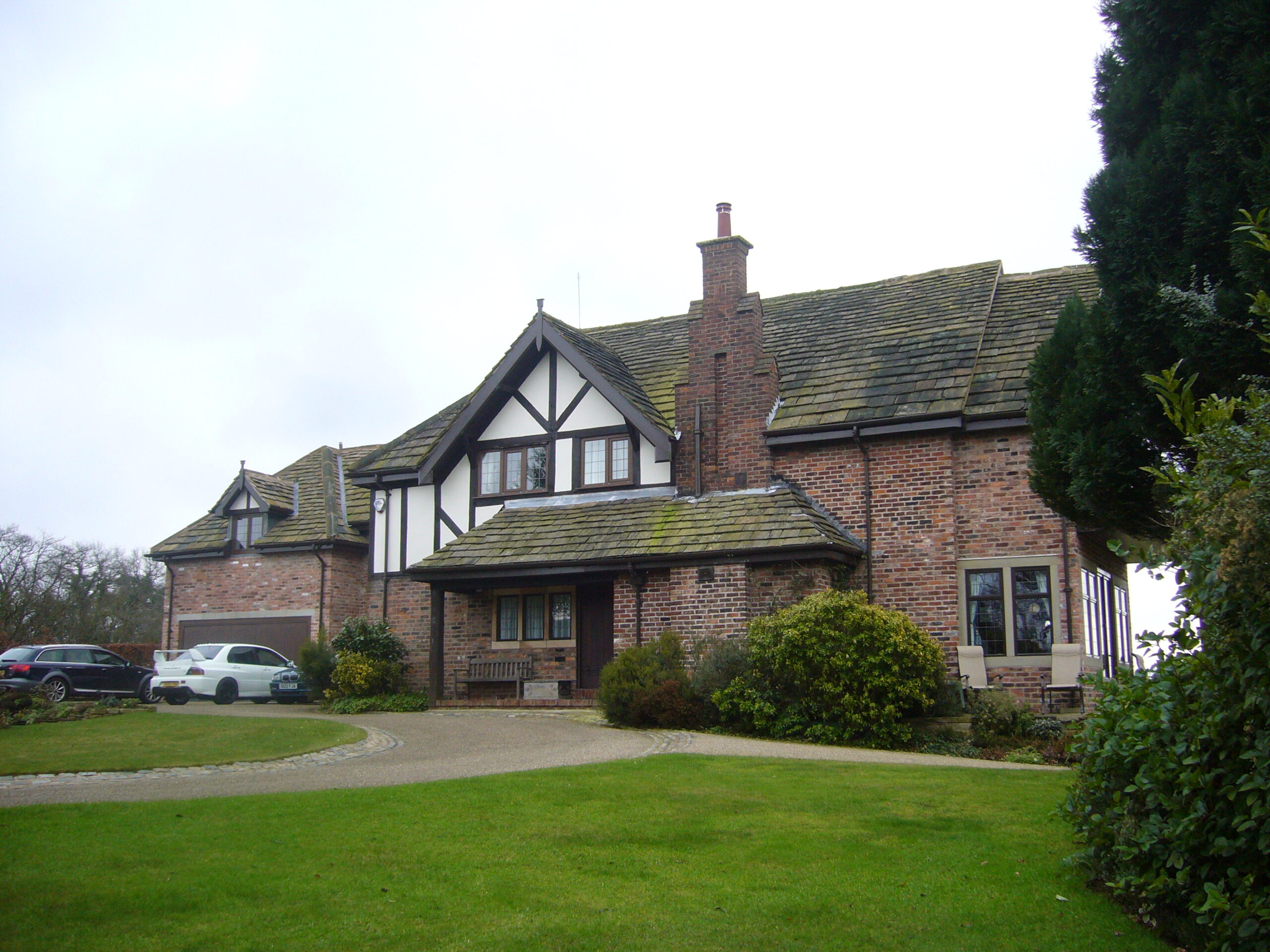 existing house before development at Harebarrow