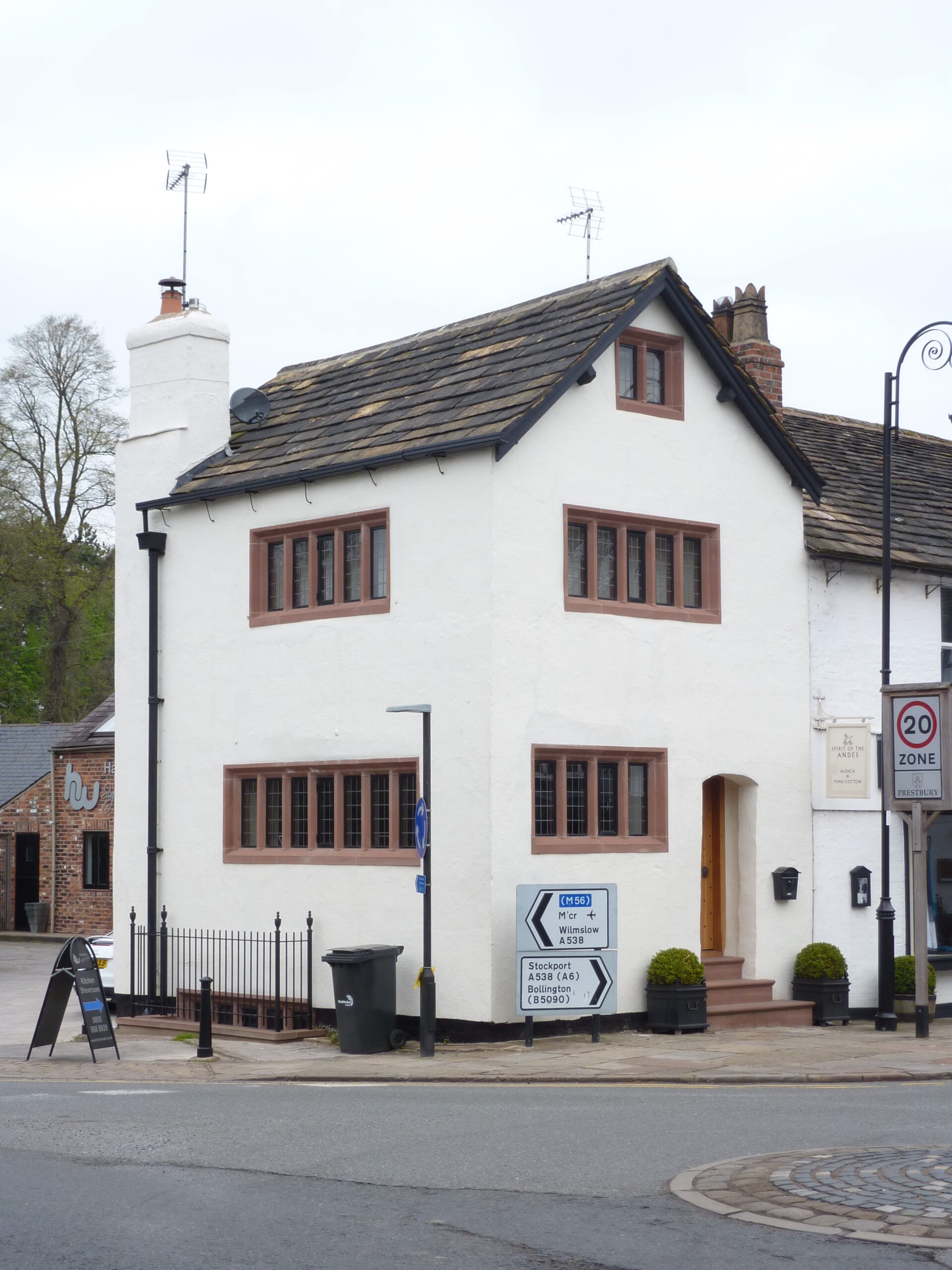 view from across the roundabout