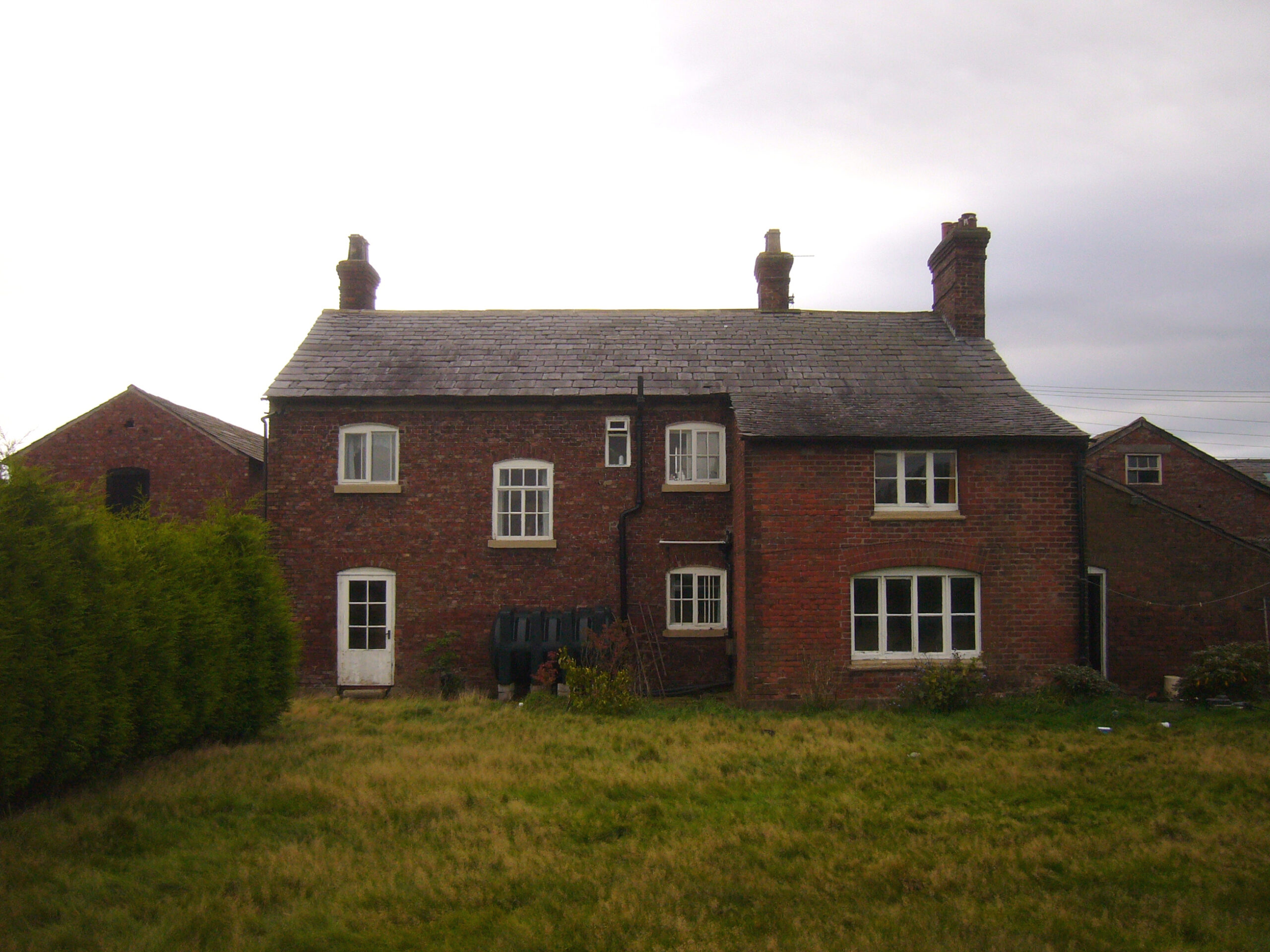 Existing house at Gleave House Farm