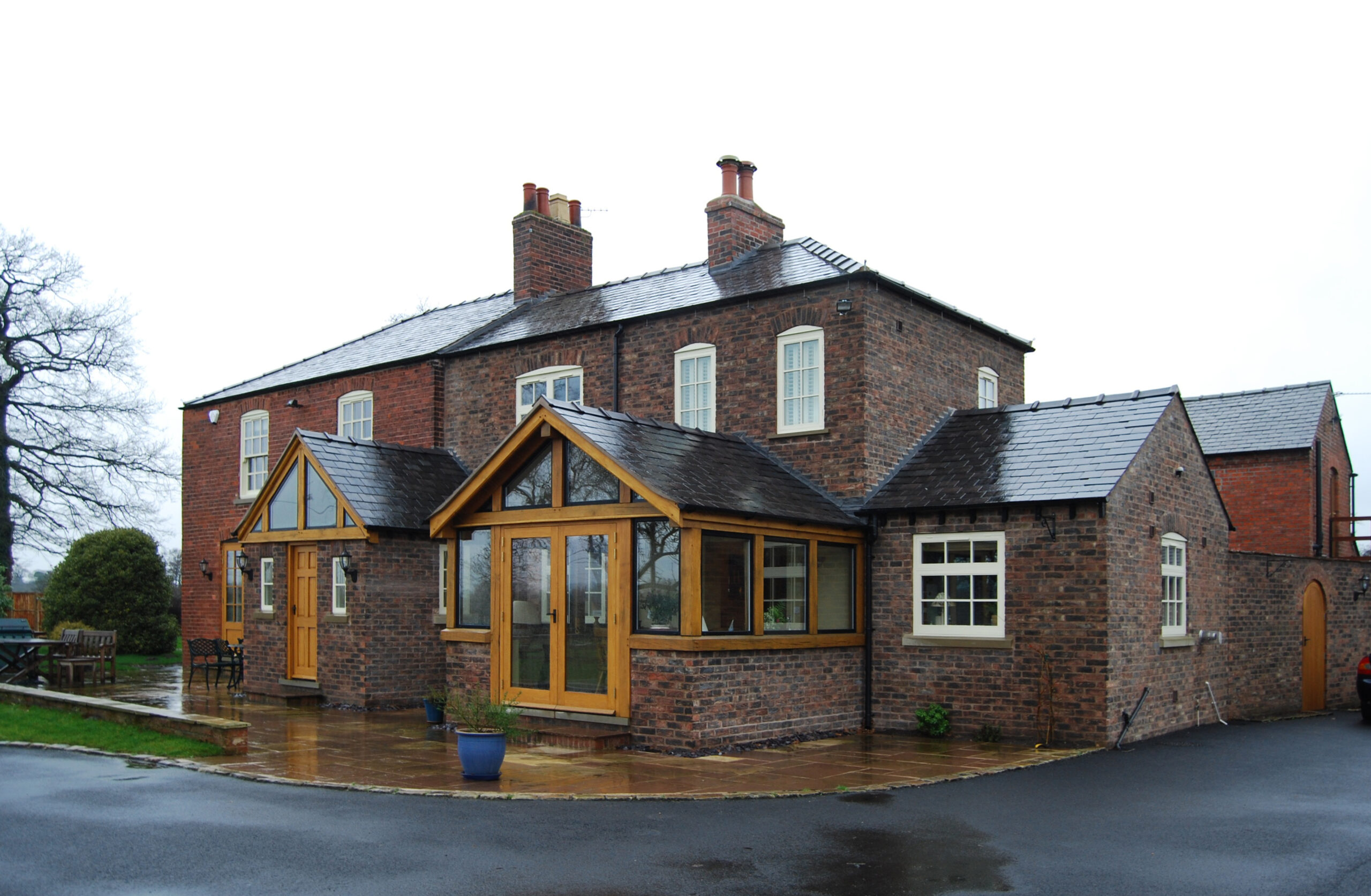 single storey extensions at Greenbank Farm
