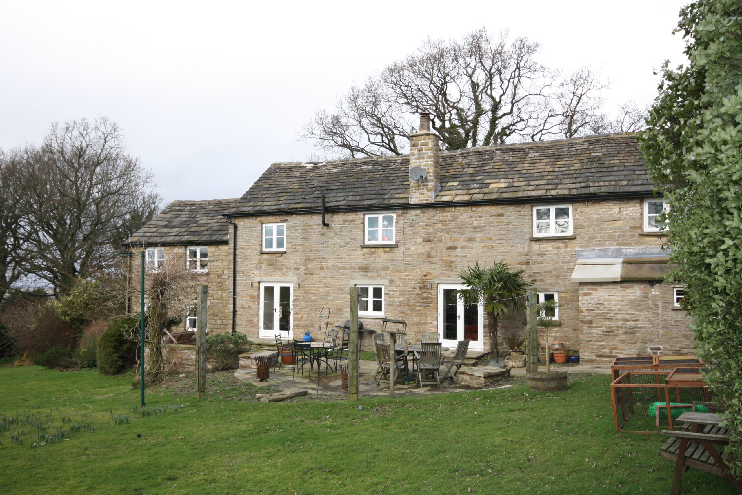 listed stone cottage with internal renovations