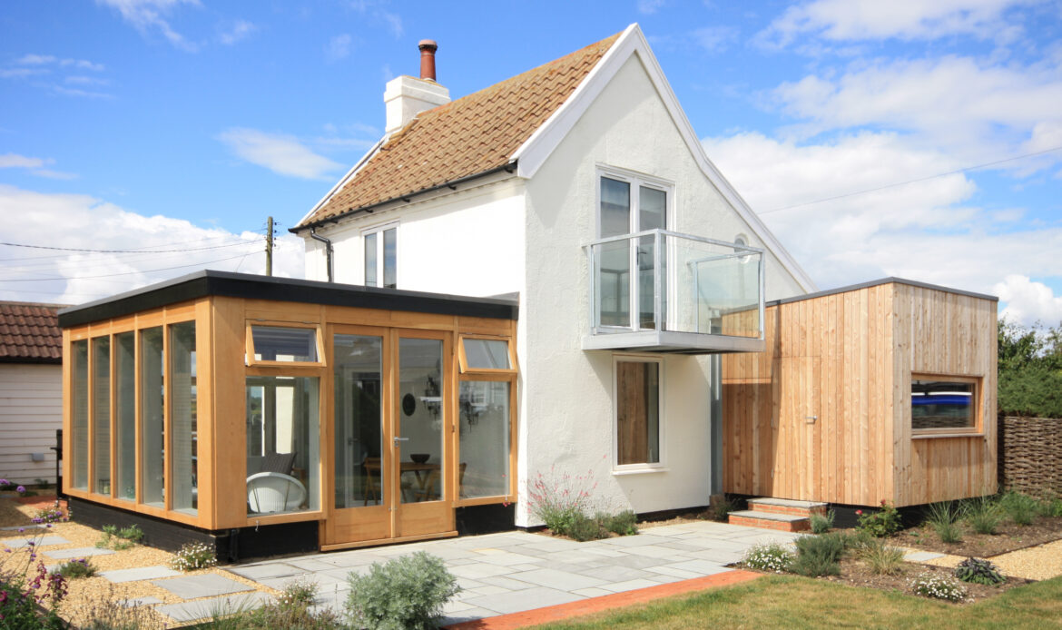 new rear and side extensions in timber