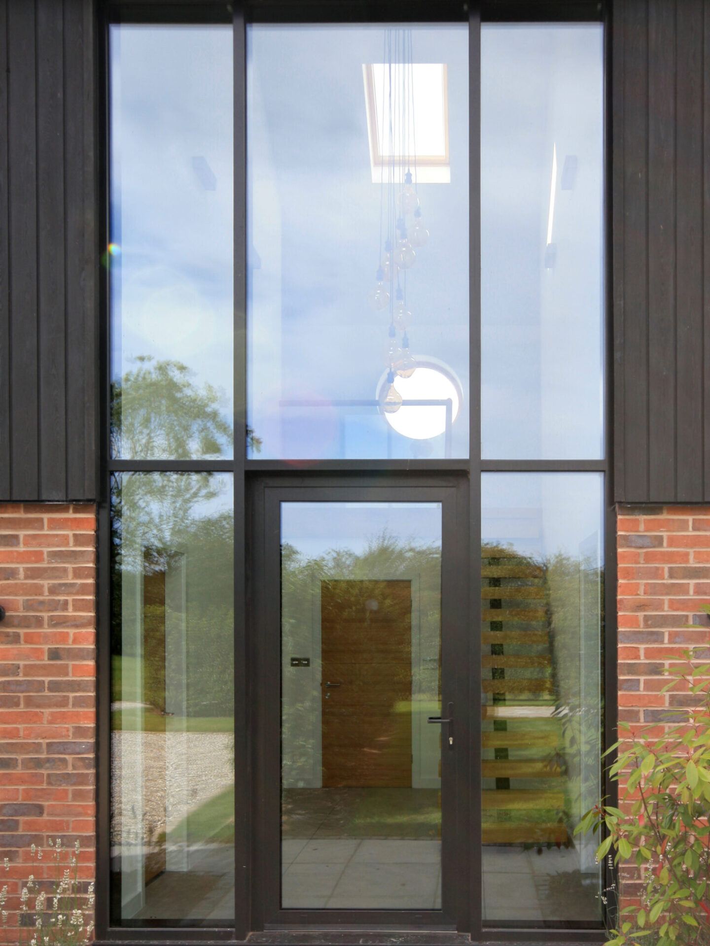 double height glazing at New Orchard Barn