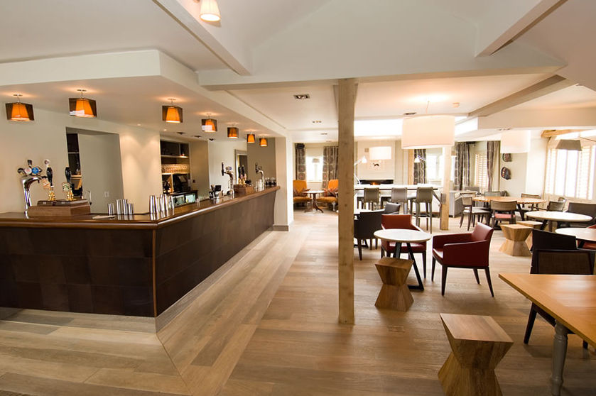 new restaurant area at Cock O'Barton