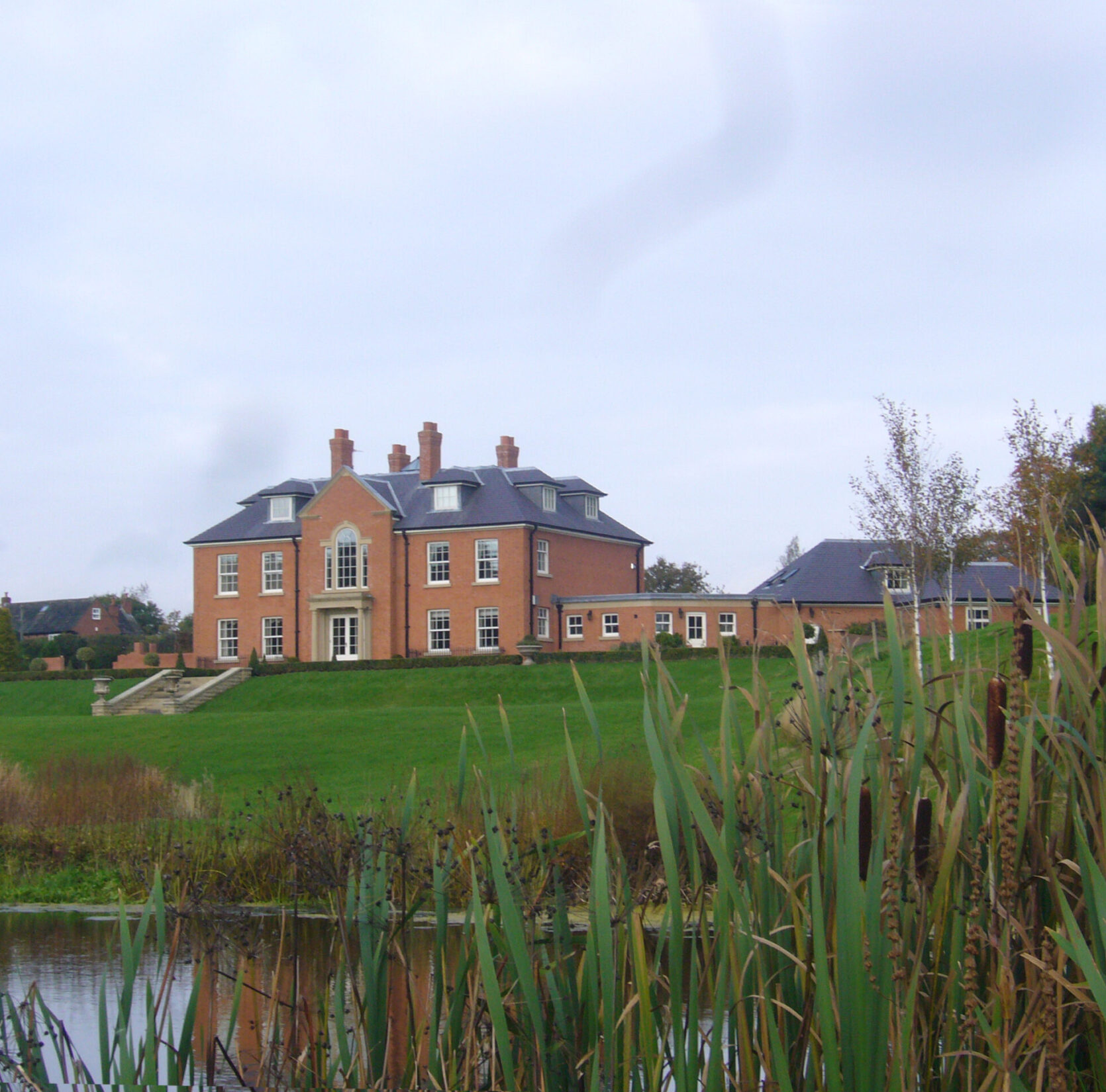 Withinlee House view from pond