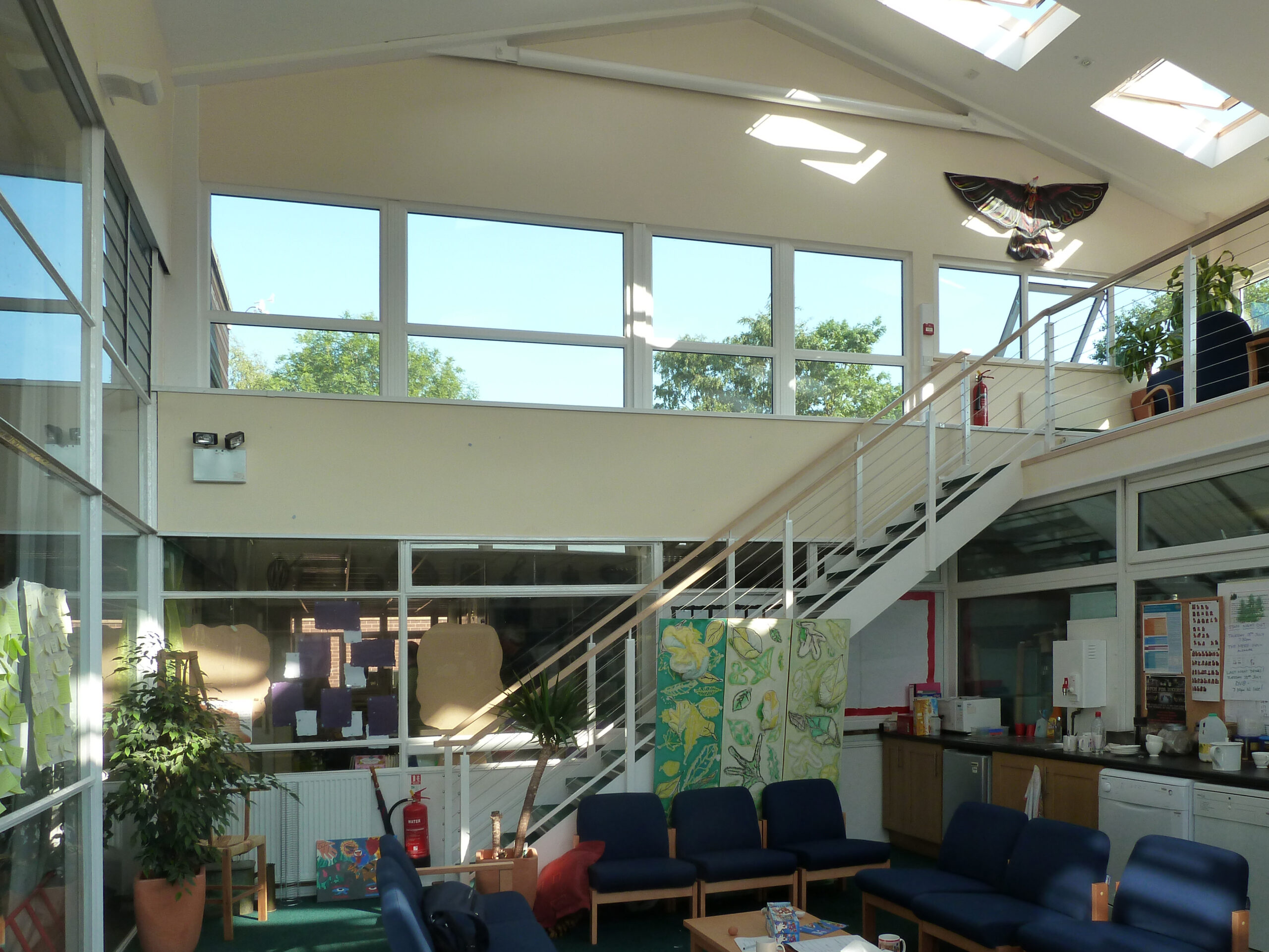 Black Firs Primary School new ground floor staff room at Black Firs Primary School