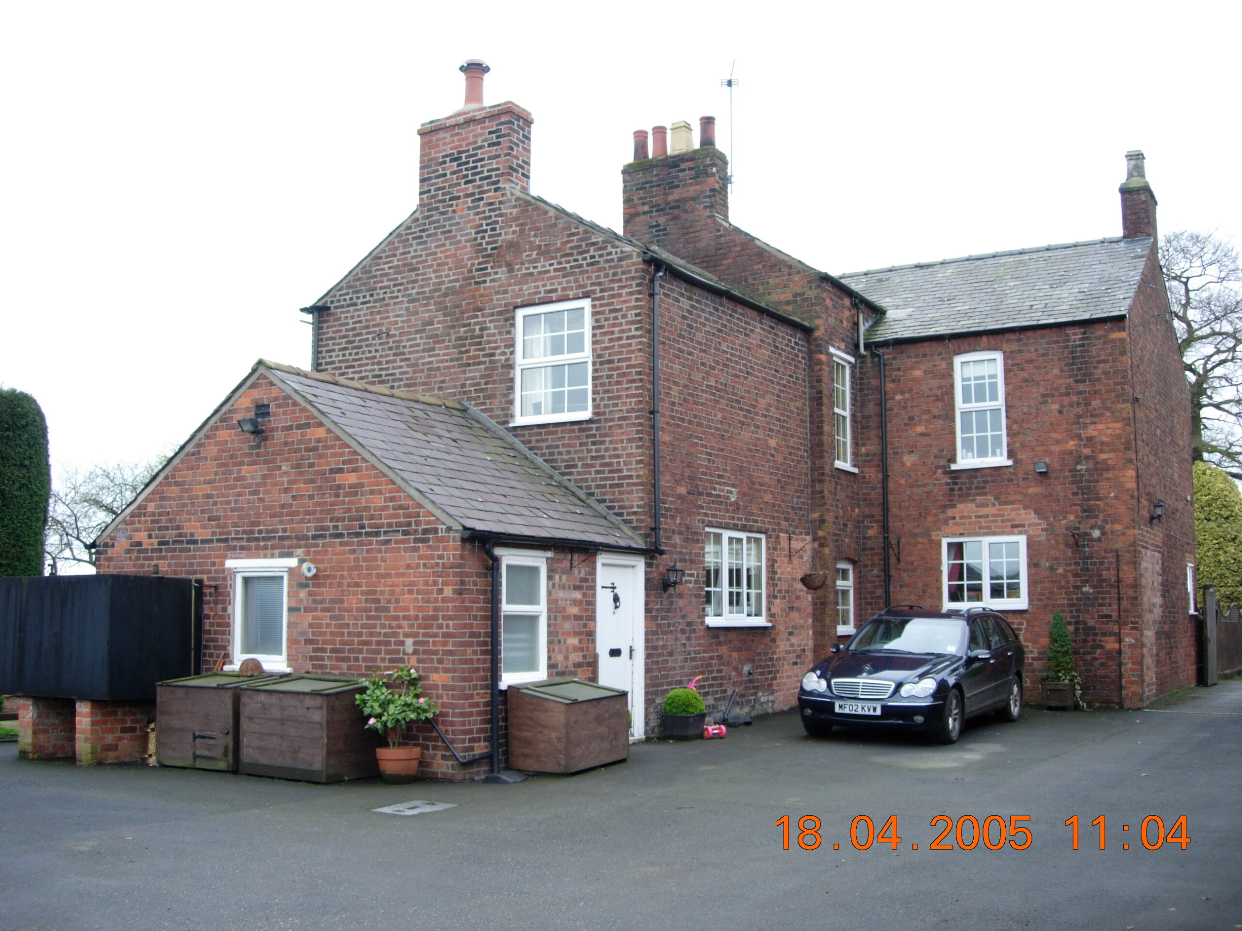 dwelling before development at Greenbank Farm