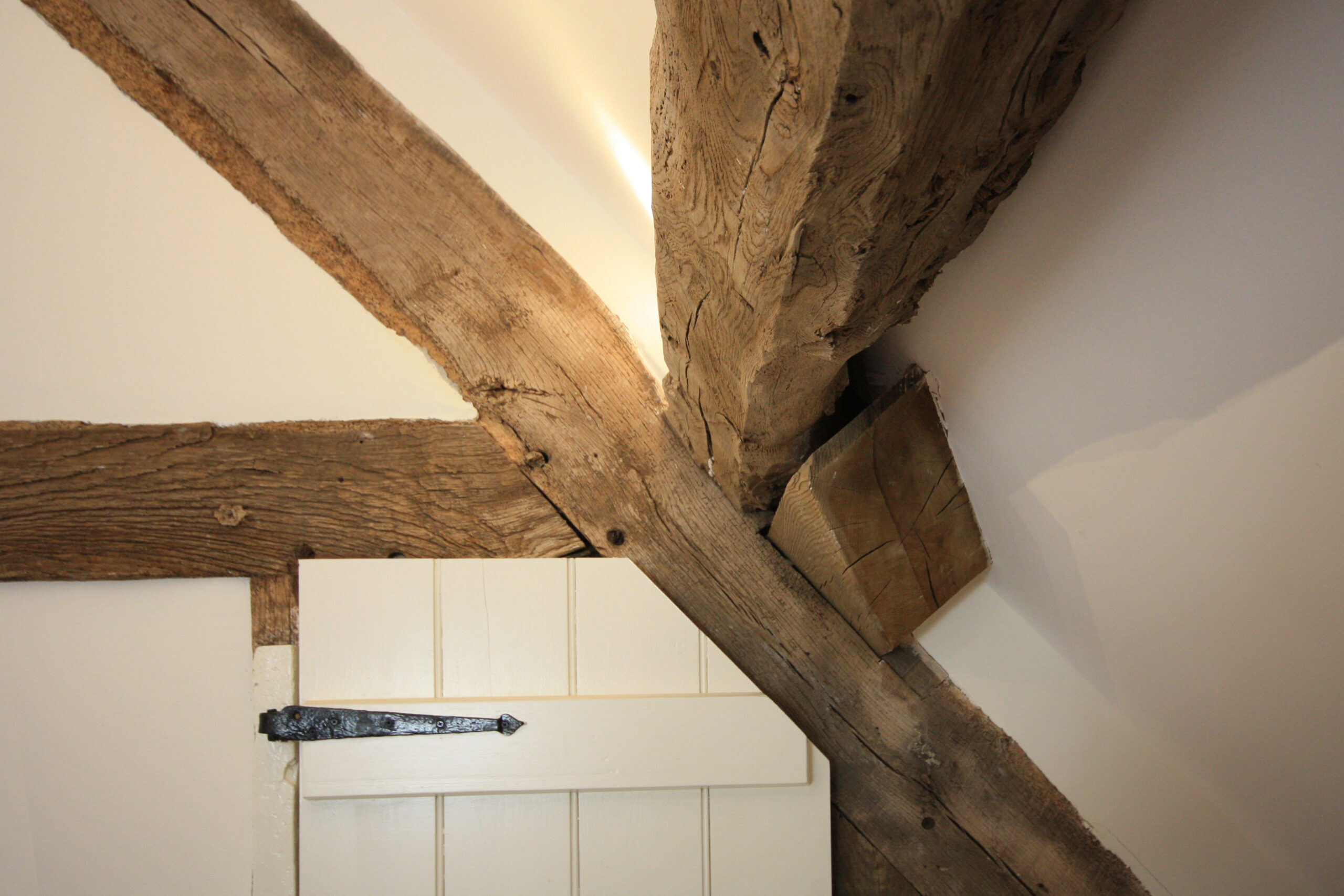 retained timber structure at Blakehouse Cottage
