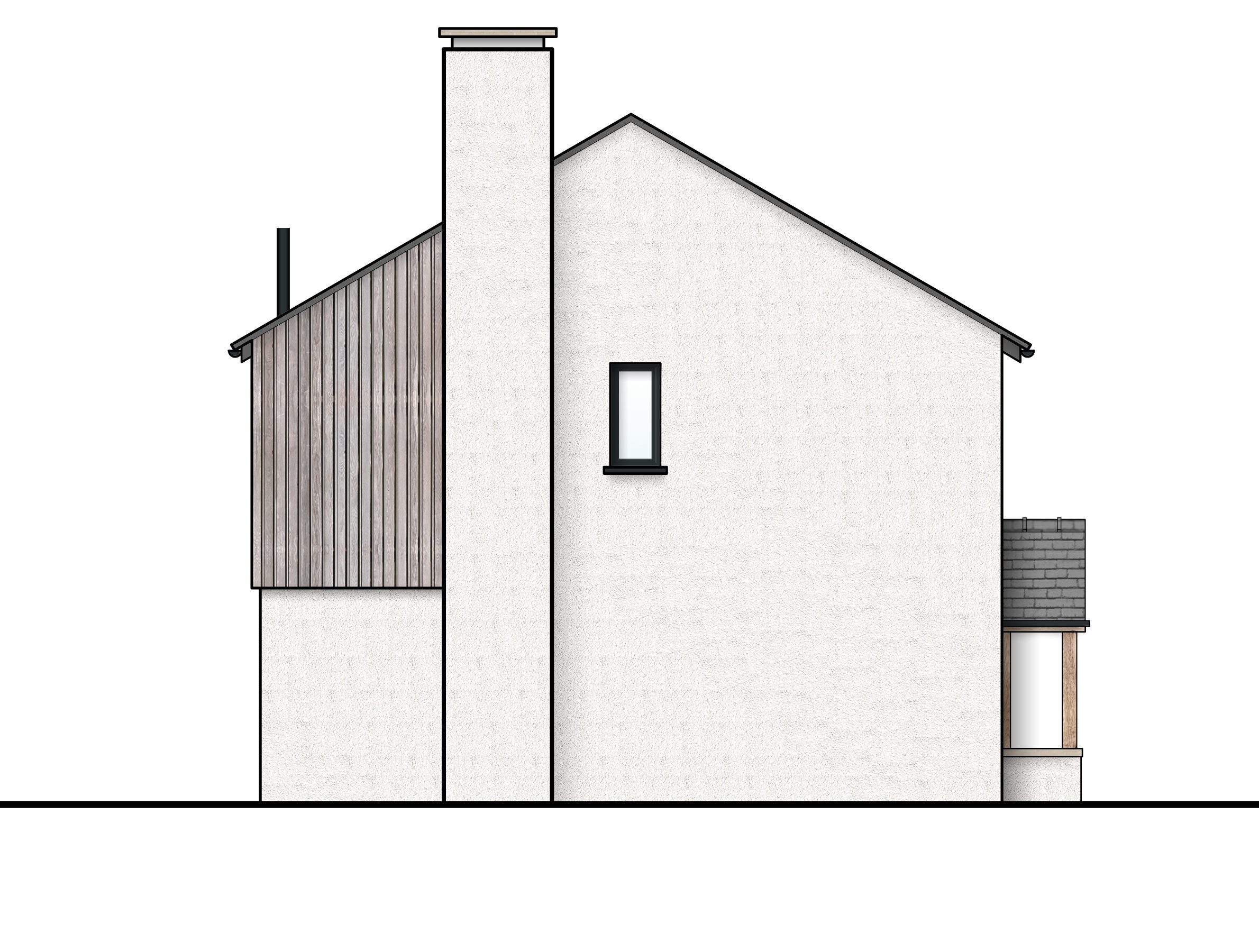 Arclid Farm side elevation