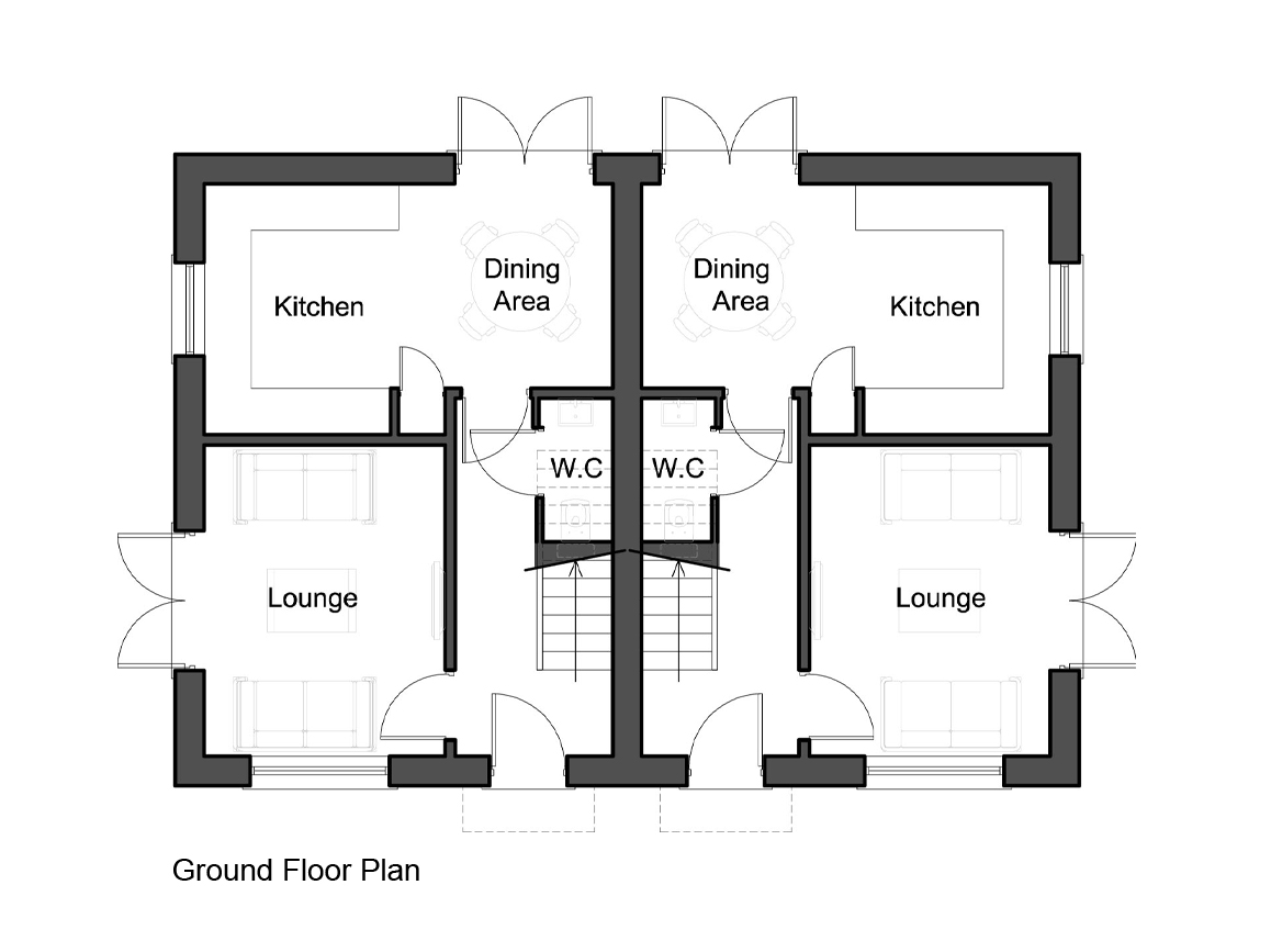 Hanging Gate Court - Ground Floor Plan