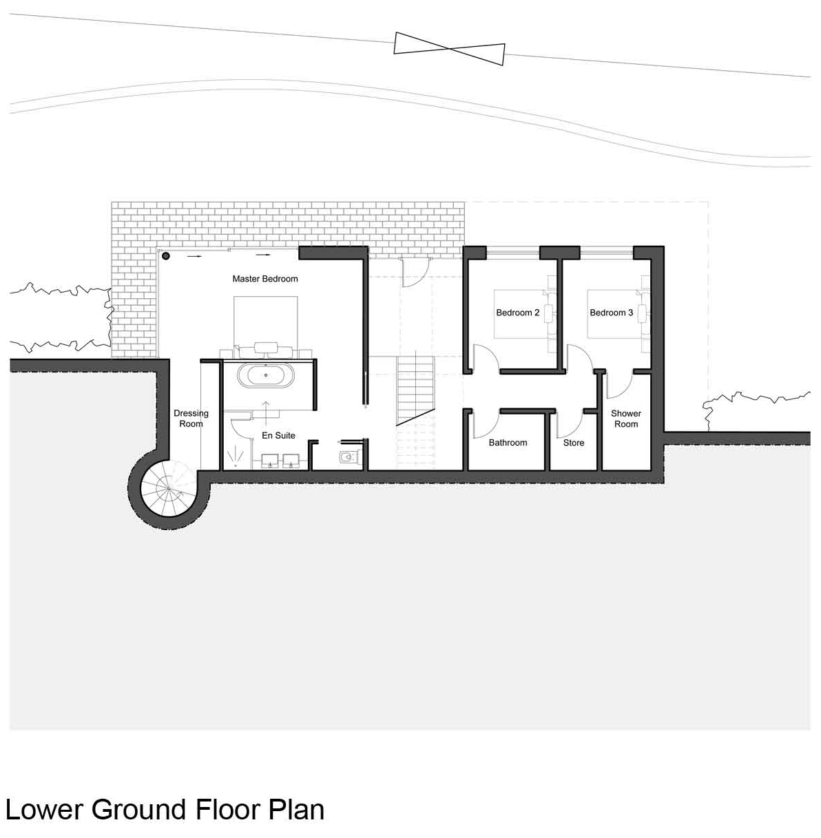 Slidemoor Lower Ground Floor Plan