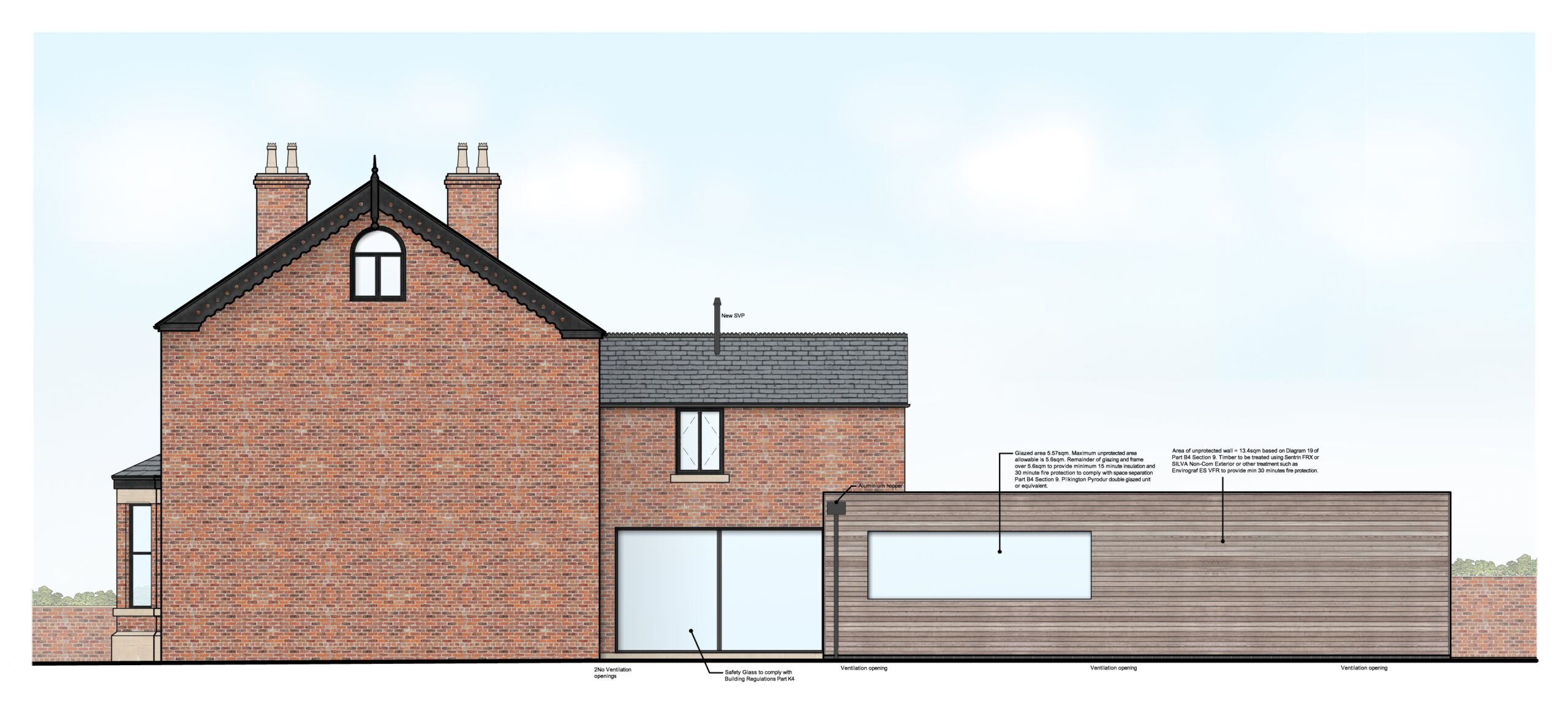 3804 North Elevation BRegs