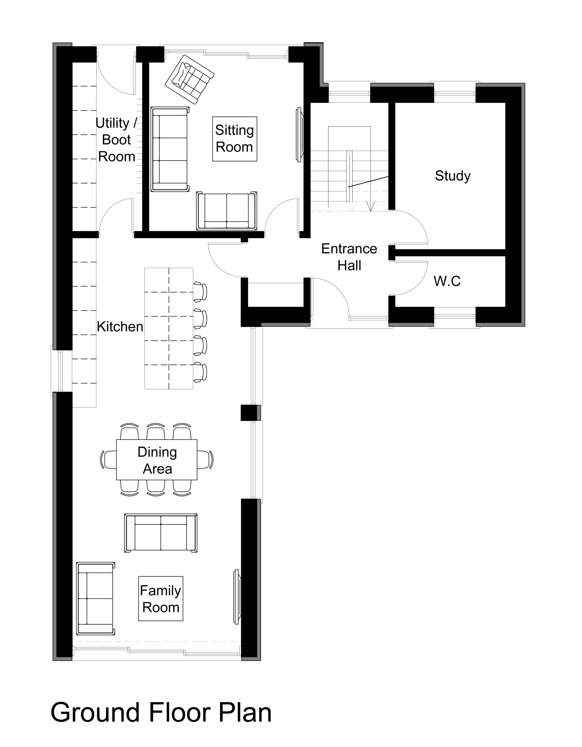 Unit B GF plan Unit B GF plan