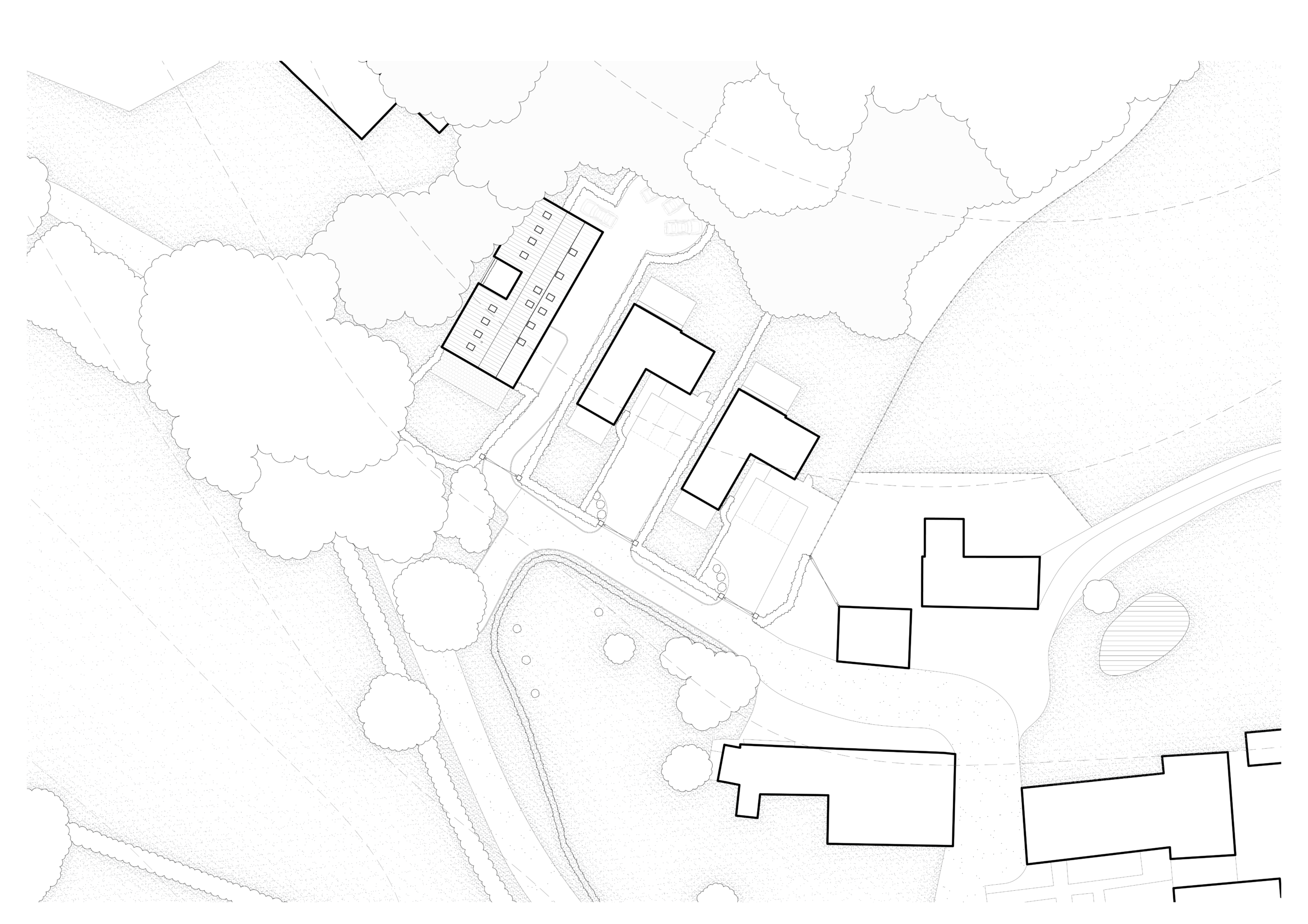 site plan Barn A only